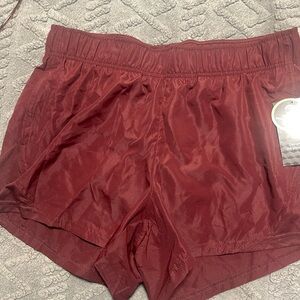 Avia Women's Maroon Athletic Shorts
